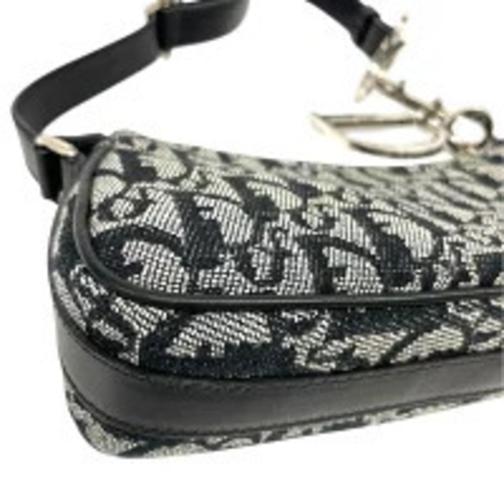 Christian Dior Trotter Hobo Bag Shoulder Canvas Accessory Clutch Handbag - Picture 4 of 11